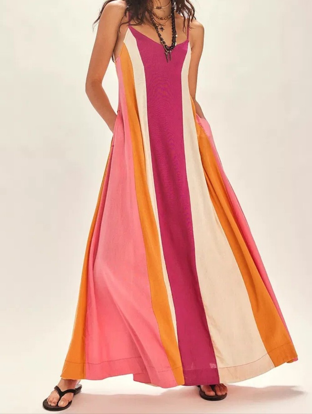 Free People Color Harmony Dress/Colorblock